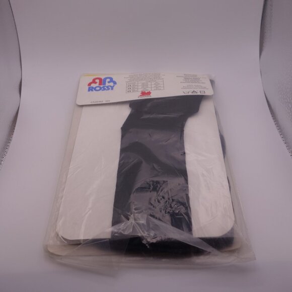 Vintage Rossy Queen Size Nylon 2XL Style 950 Pantyose Black and Taupe - Picture 14 of 16
